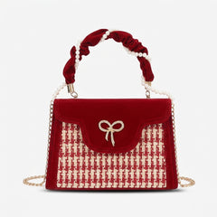Red Houndstooth