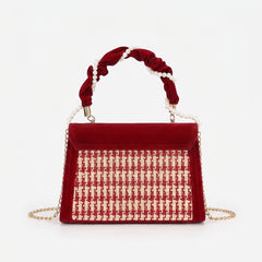 Red Houndstooth
