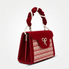 Red Houndstooth