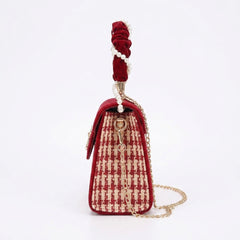 Red Houndstooth