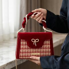 Red Houndstooth