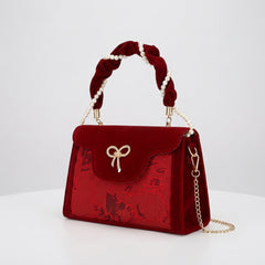 Red Jacquard